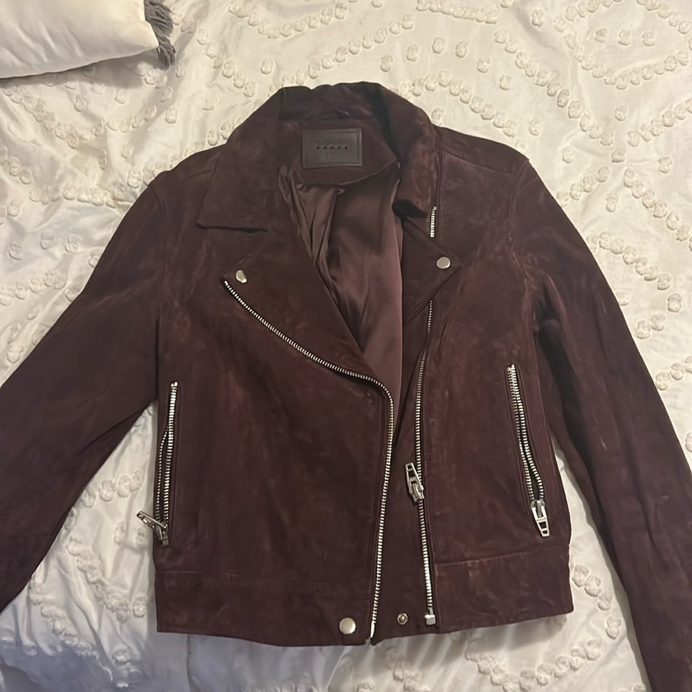 Blank NYC suede plum jacket